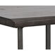 Marley 22 X 22 inch Dark Brown / Antique Gunmetal Side Table